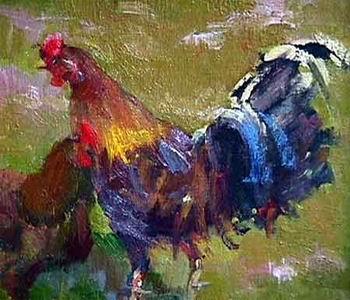 unknow artist cock 182 oil painting picture